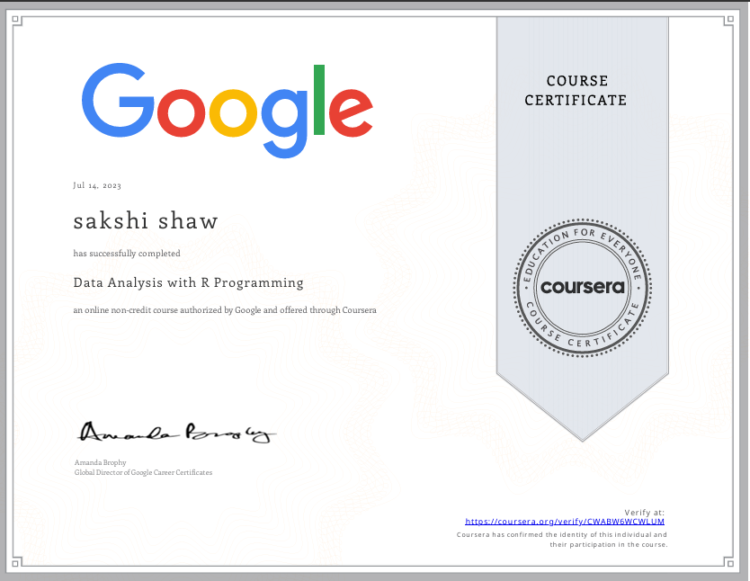 Certificate 3