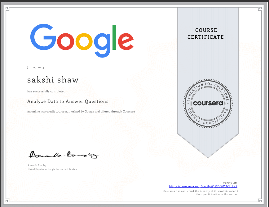 Certificate 3