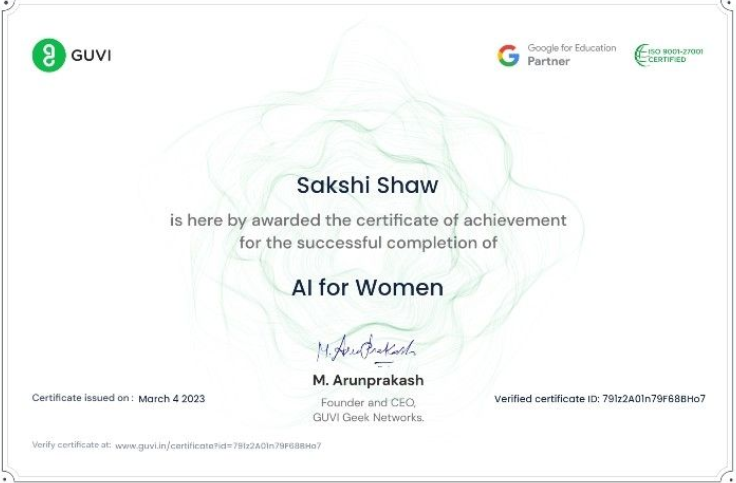 Certificate 3